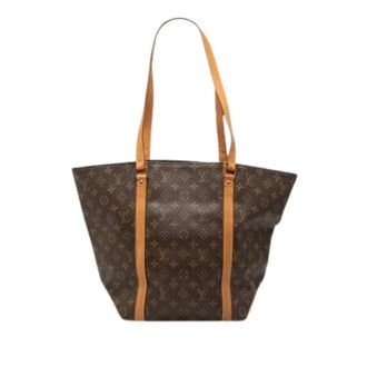 Louis Vuitton Pre-owned Tote Bags, female, Brown, Size: ONE SIZE Pre-owned Monogram Sac Shopping