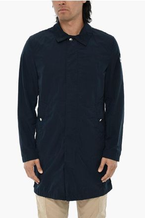 Woolrich Technical Fabric Coat With Concealed Closure size Xl