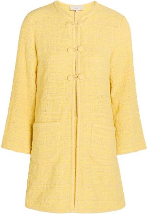 Liberowe Agnes Tweed Mini Dress - Yellow - S (UK8-10 / S)