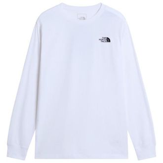 The North Face Evolution Box NSE Regular Long Sleeve Longsleeve f&uuml;r Herren | wei&szlig;