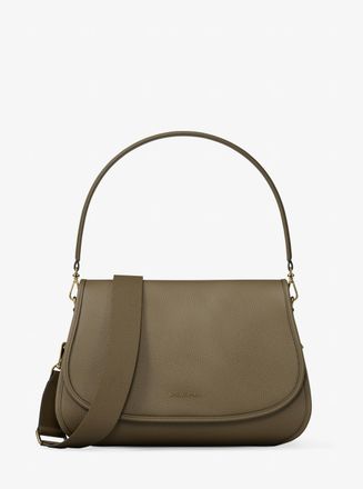 Michael Kors Holmes Medium Pebbled Leather Convertible Messenger Bag