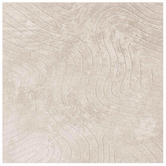 vidaXL Alfombras De &Aacute;rea Cuadrado Palmeras Beige 120 X 120 Cm Vidaxl
