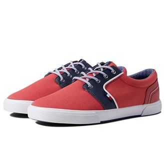 Tommy Hilfiger Pimmen Sneaker Mens Red Blue Lace Up Lifestyle Shoes GAL318