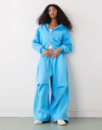 Collusion XL - Joggers ampi blu in coordinato