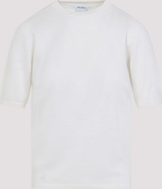 Max Mara White Crewneck Pullover