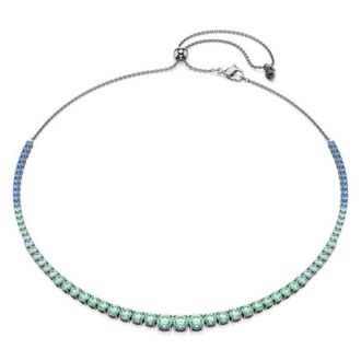 Swarovski Matrix Rhodium-Plated Crystal Necklace