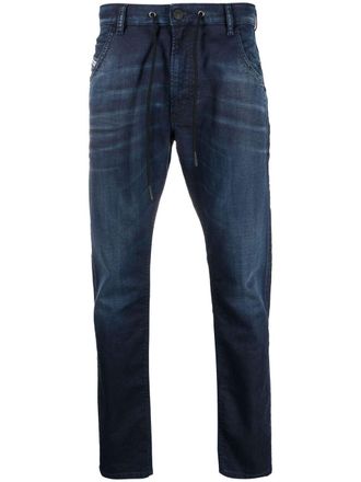 Diesel Krooley drawstring tapered jeans - men - Lyocell/Spandex/Elastane/BCI Cotton - 32/32 - Blue