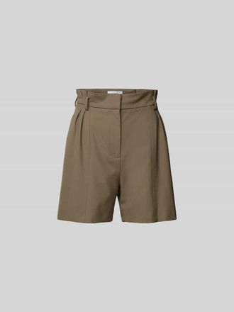 Iro Regular Fit Shorts mit Stretch-Anteil in Khaki, Gr&ouml;&szlig;e 40