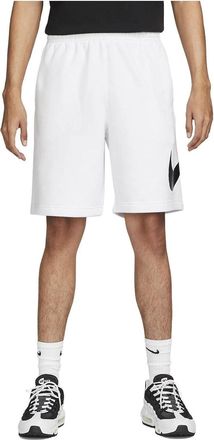 Nike Sportswear Club Graphic Shorts White Black BV2721-100