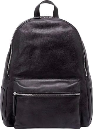 Orciani Zaino in Pelle Lagoon - - Bags - Uomo - Nero - ONE SIZE