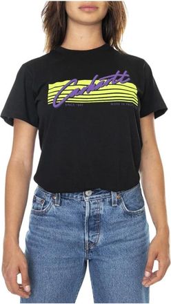 Carhartt Work in Progress Horizon Tee - Dames - T-shirts - Zwart - XS - Katoen - Tops