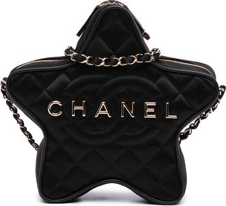 Chanel Gequilted Ster Velours Handtas