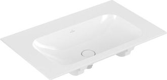 Villeroy & Boch Finion meubelwast.80x50 zonder kraangat zonder overloop wit Ceramic+ wit