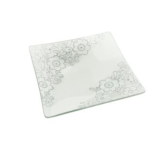Classic Touch Set of 4 Square Plates