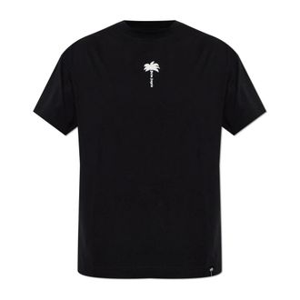 Palm Angels Camiseta con logo - Tops - Hombre - Negro - XS