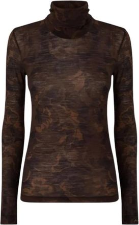 Pinko Pinko, Truien & Vesten, Dames, Veelkleurig, M, Wol, Brendola Turtleneck Trui