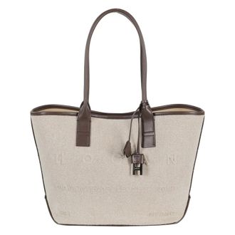 Hogan Tote Bags, female, Beige, Size: ONE SIZE Shopper Bag Address Small
