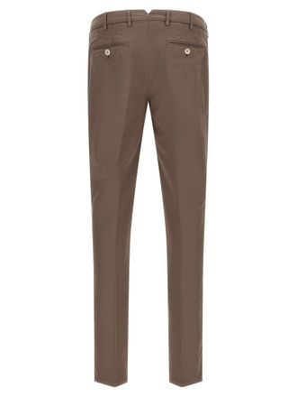 Brunello Cucinelli Mens Beige Cotton Casual Pants