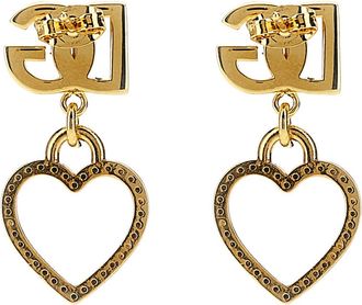 Dolce & Gabbana Womens Gold Brass Earrings