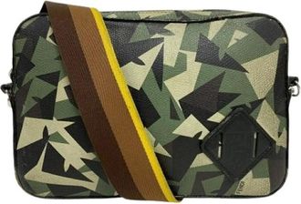 Fendi Pre-owned Cross Body Bags, male, Green, Size: ONE SIZE Pre-owned 7M0286 Shoulder bag