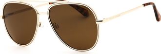 Priv&eacute; Revaux GLOWIN HOUR/G/S 024S SP Gold Whte/Brown Polarized