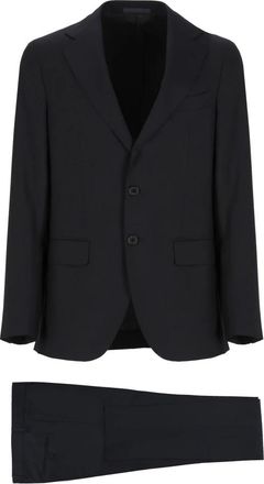 Caruso Manon Pak - Heren - Business pakken - Zwart - 2XL - Wol - Kostuums