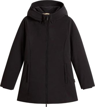 Woolrich Jassen, Dames, Zwart, XL, Zwarte Winterjassen