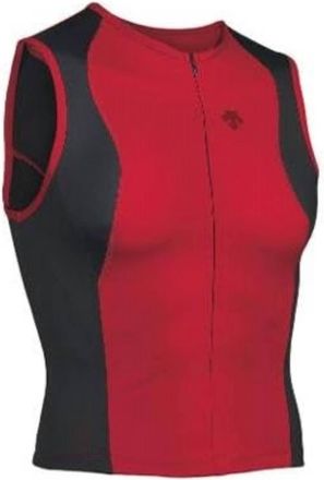 Descente Mens Wave Tri-Top In Red