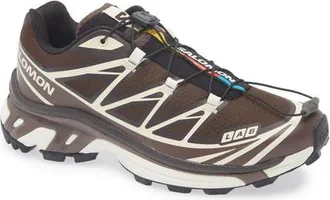 Salomon Gender Inclusive XT-6 Sneaker in Black Coffee/Roast/Vanila at Nordstrom, Size 12.5 Womens