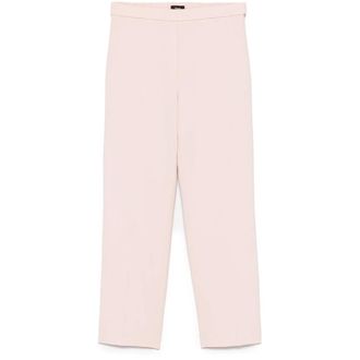 Theory Roze Elastische Taille Korte Broek - Dames - Vrijetijds broeken - Roze - 2XS - Broeken