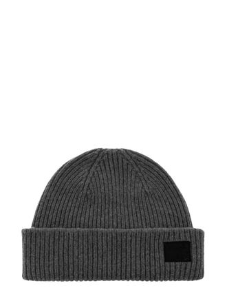 Paul Smith Grey Knitted Beanie Cap