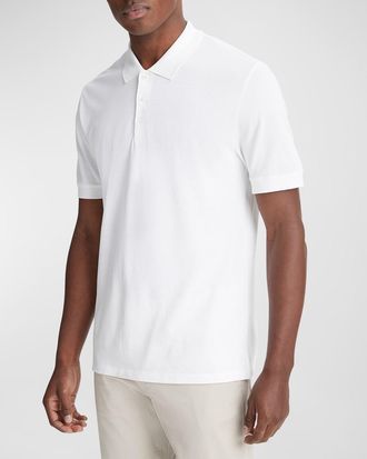 Vince Mens Pique Polo Shirt
