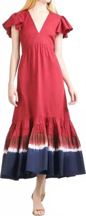 Sachin & Babi Paloma Maxi Dress In Red