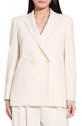 Theory Relaxed Double Breasted Blazer in Rice at Nordstrom Rack, Size 00