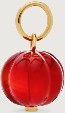 Monica Vinader Gold Lantern Gemstone Pendant Red Onyx