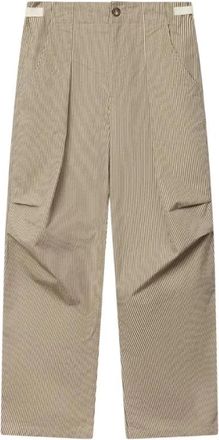 Isabel Marant Ceryne Rechte Broek - Dames - Straight fit broeken - Beige - L - Katoen - Broeken