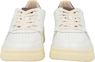 Autry Medalist Low Leather Suede Accents Sneakers