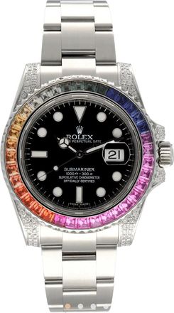 Rolex Unisex Oyster Perpetual Date Submariner Rainbow 40mm Watch