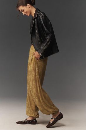 Maeve Sheer Lace Balloon Pants