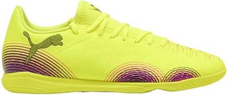 Puma Puma Mens Future 8 Play Indoor Trainer Soccer Shoes Sneaker, Yellow Alert Black-Sun Struck, 8.5 UK