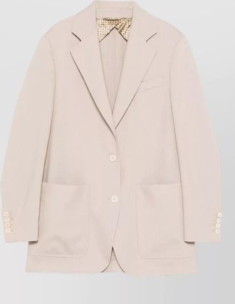 Max Mara silk virgin wool mohair blazer