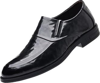 Generic Mens Pointed Toe Slip On Loafers British Style Casual Dress Shoes Fashion All Season Comfortable Soft Flats Easy Wear for Business Office and Daily Ou