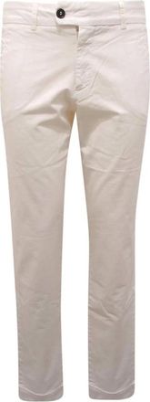 Peuterey Slim-fit broek - Dames - Slim Fit Broeken - Wit - XL - Broeken