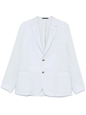 Paul Smith linen unlined blazer - Blue