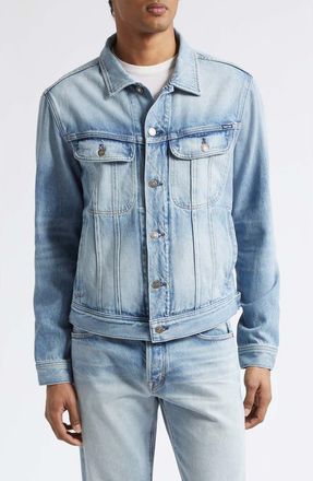 Tom Ford Selvedge Denim Icon Jacket in Pale Blue Denim at Nordstrom, Size Xx-Large