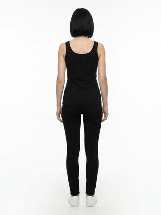 Dolce & Gabbana Logo-Embroidered Cotton Tank Top - Black