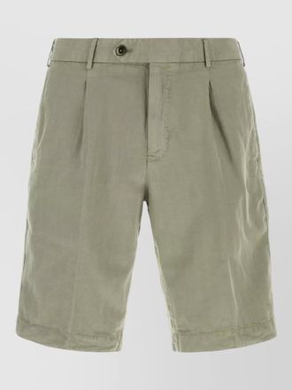 Pantaloni Torino lyocell blend bermuda shorts belt loops