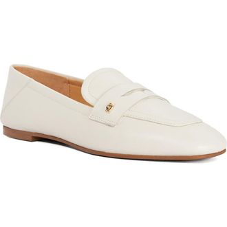 Dune London Glances Penny Loafer in White at Nordstrom, Size 10Us