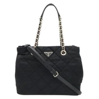Prada Pre-owned Vintage Nylon Shoulder Bag - Pre-owned - Mujer - Negro - ONE SIZE