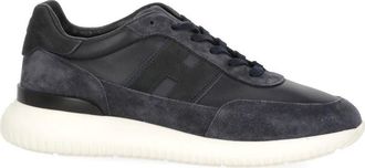 Hogan Blue Suede Low-Top Sneakers